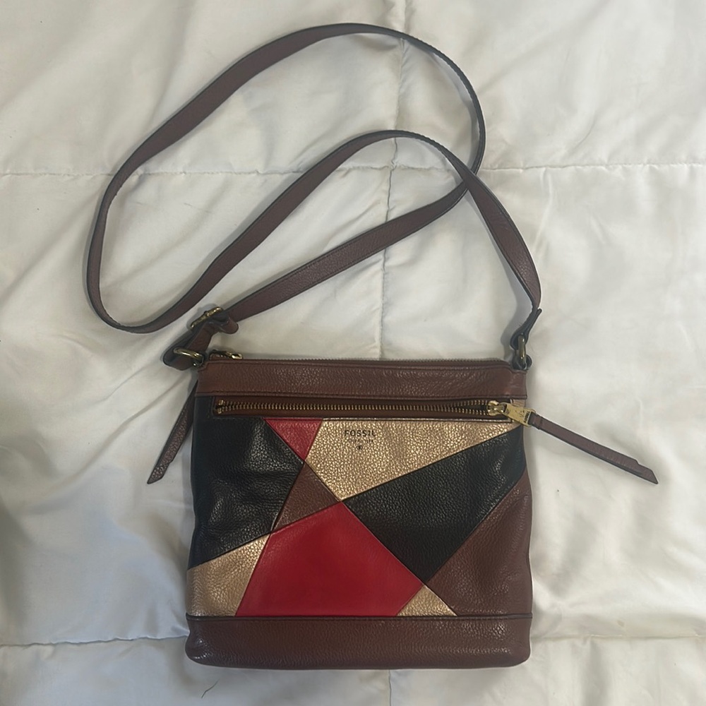 Fossil Brown Crossbody Purse